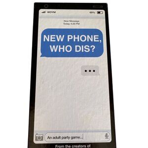 New Phone Who Dis? Adult Party Game By What Do You Meme?